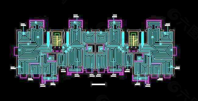 空气源热泵采暖设计图