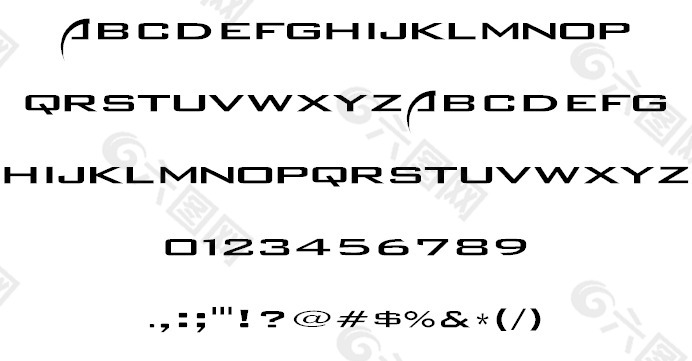 反斜杠的字体