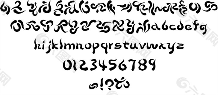 山毛榉的字体