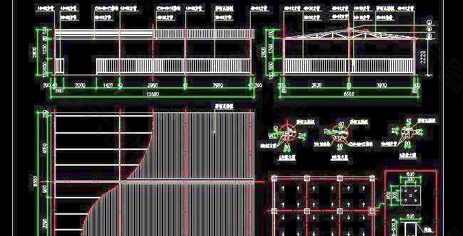 钢结构车棚设计图