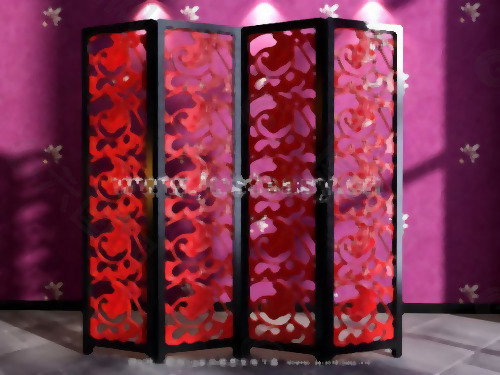 屏风系列，中国元素，屏幕，大红花的VIN