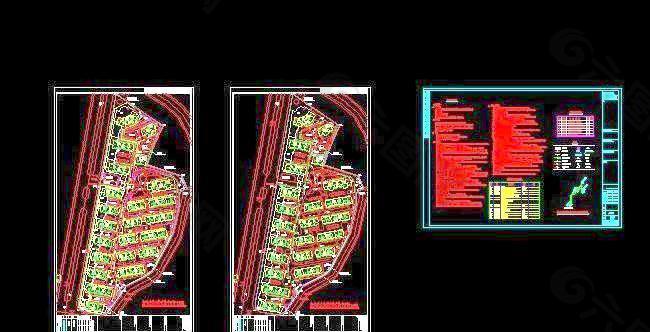 专业设计小区最新室外给排水管道总平面图