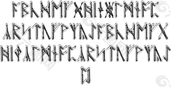 贝奥武夫的符文字体