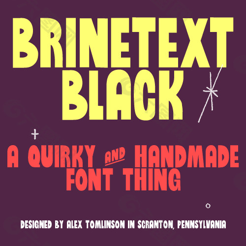 brinetext黑色字体