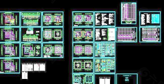 高层商业+住宅框剪结构电气系统施工图