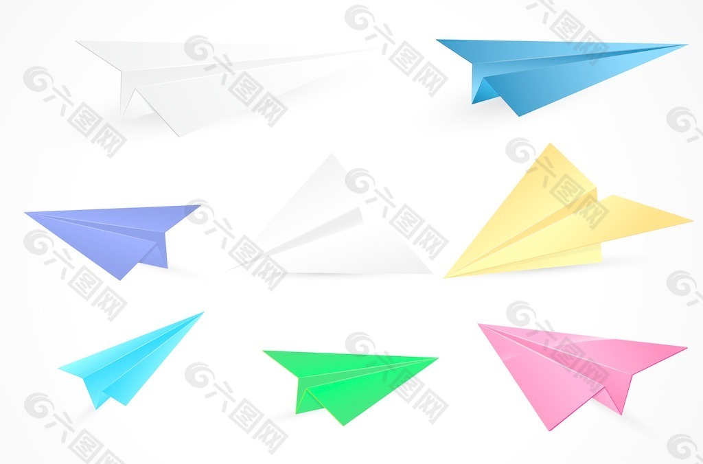 折纸飞机向量
