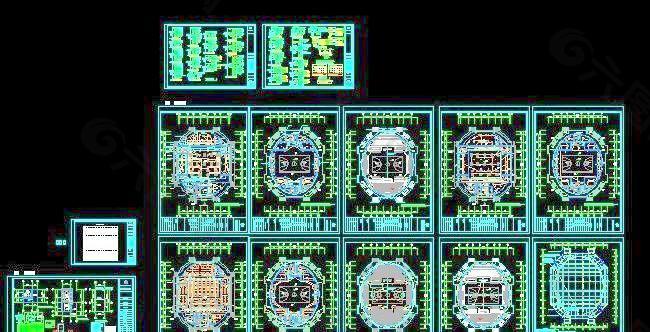 全套体育馆电气施工图