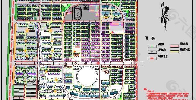 新农村城镇道路照明和景观灯施工图