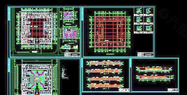 某厂房办公室综合建筑施工图