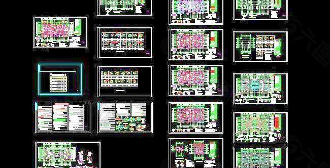 全套高层住宅楼纯剪力墙结构施工图