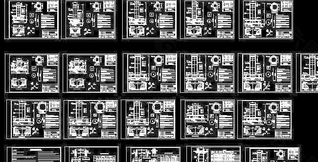 最常用110KV铁塔基础CAD图