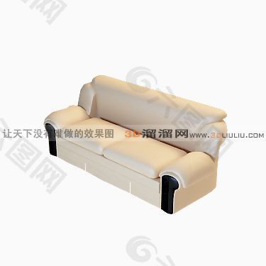 3D双人沙发模型