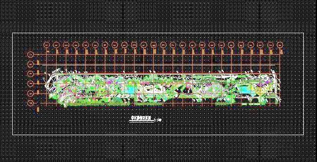 景觀帶狀植物配置圖