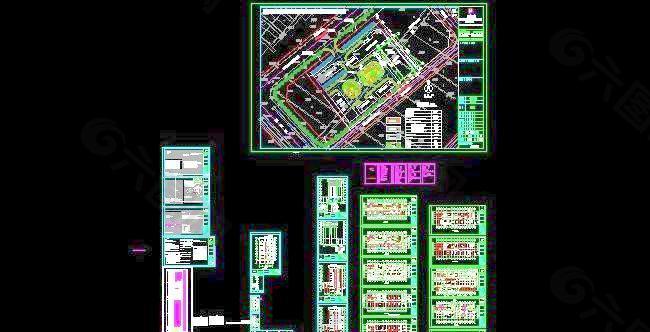 七层框架结构医院综合楼建筑施工图