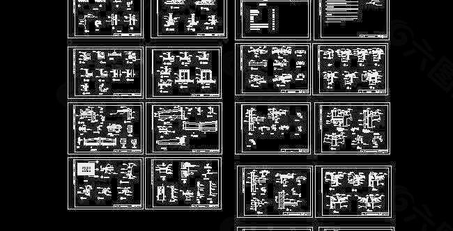 钢结构框架建筑构造图集