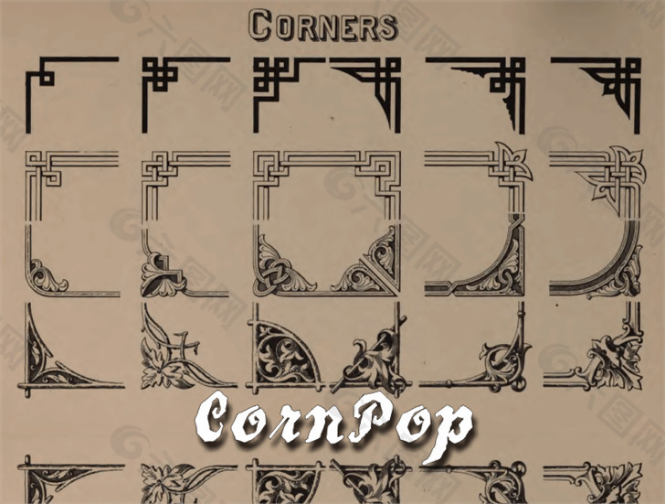 cornpop字体