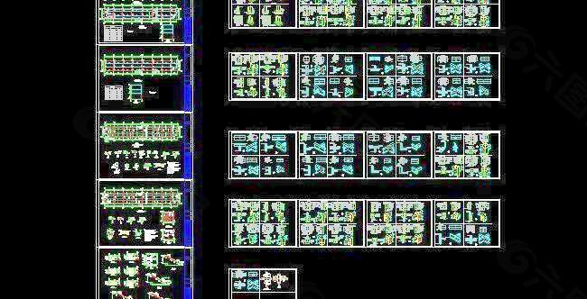 3层钢框架办公楼结构施工图