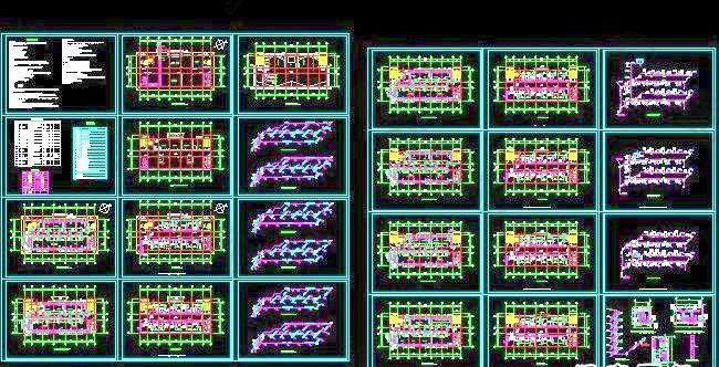 全套档案局办公室暖通空调施工图