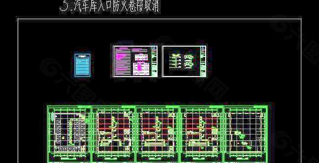 三层商业综合楼通风及防排烟设计图