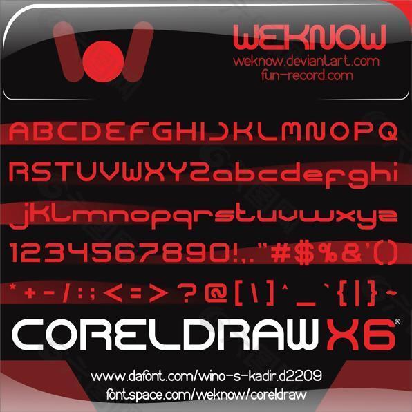 CorelDRAW字体