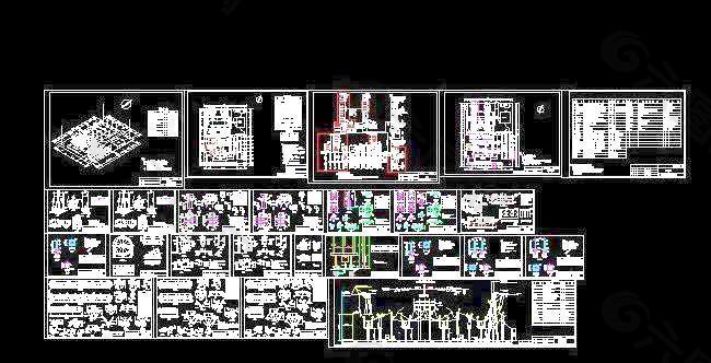 全套35kv变电站设备基础施工图