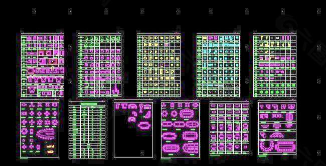常用CAD室内设计详细图块