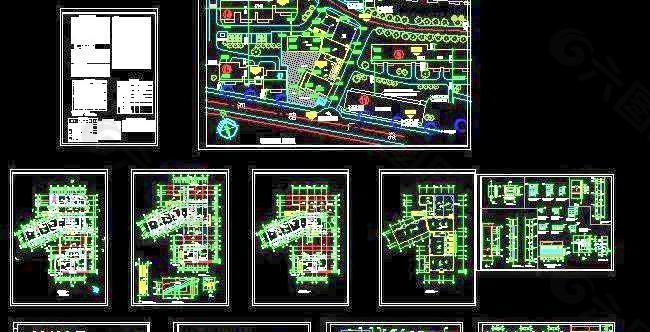 三层幼儿园混凝土结构建筑施工图