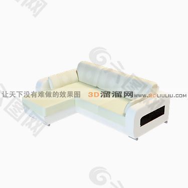 3D多人沙发模型
