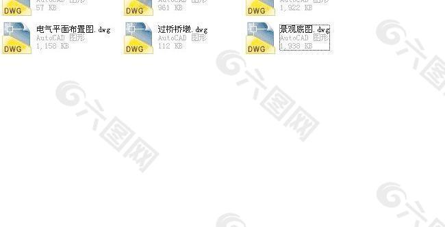 全套核电商业街改造工程现状地形总图