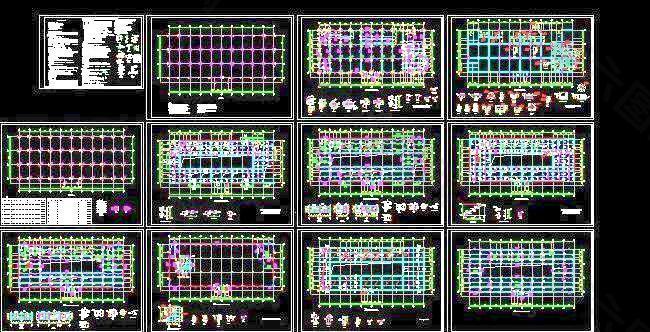 全套厂房结构施工图
