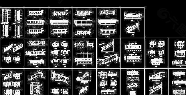几十种装饰栏杆设计图