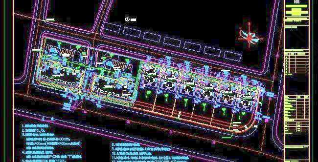 全套市政给排水总平面施工图