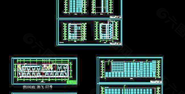 长春某生产调试车间通风系统设计图