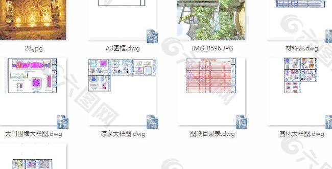 东南亚风格别墅庭院设计图