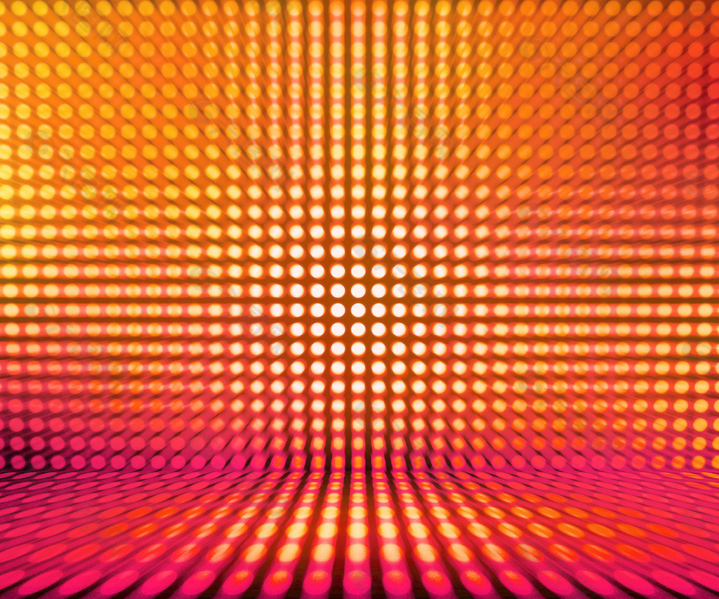 红色LED舞台灯光背景