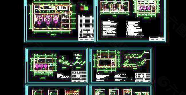 全套锅炉房图纸
