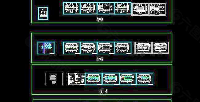 高层银行办公楼中央空调设计图