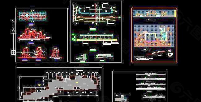园林假山工程CAD图