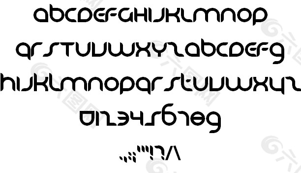 多瑙河的字体