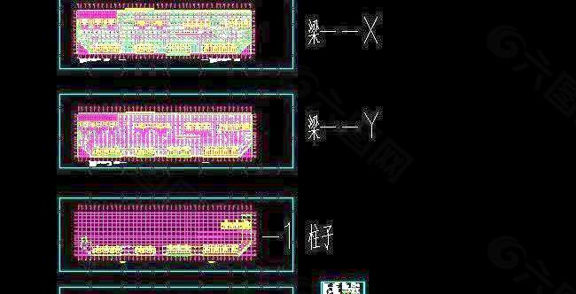 大面积多标高车库结构图