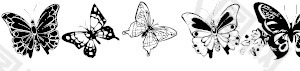 命运的蝴蝶Dingbats字体