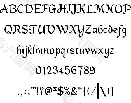 DS mysticora字体