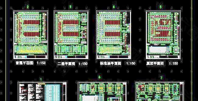 工厂宿舍建筑详图图