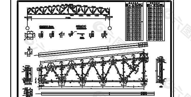 梯形屋架施工详图