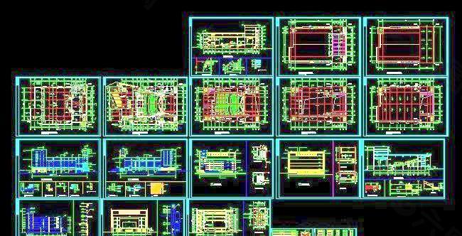五层剧院建筑详细施工图