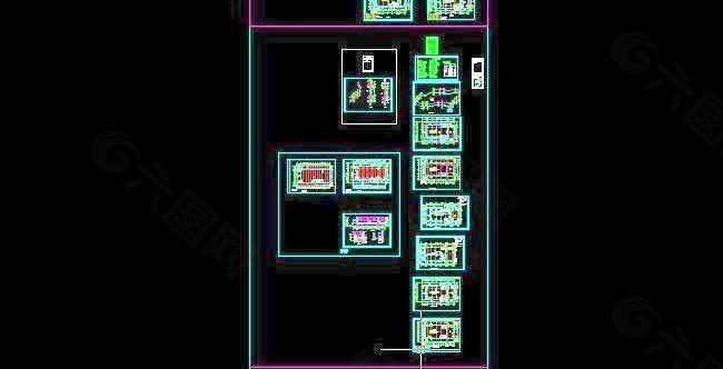 大型药店采暖通风空调及防排烟施工图