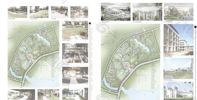 南昌大学校园景观和建筑规划设计图