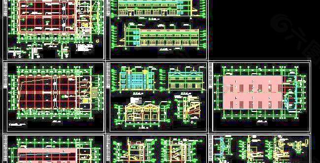 车间厂房全套建筑图