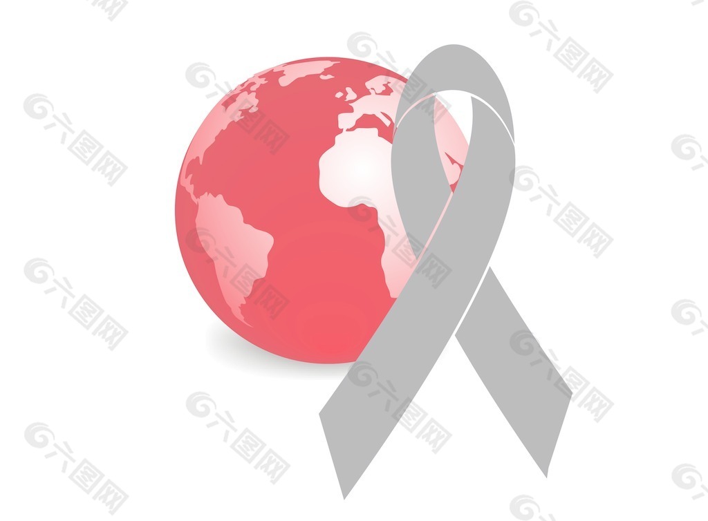 全球艾滋病的意识带符号