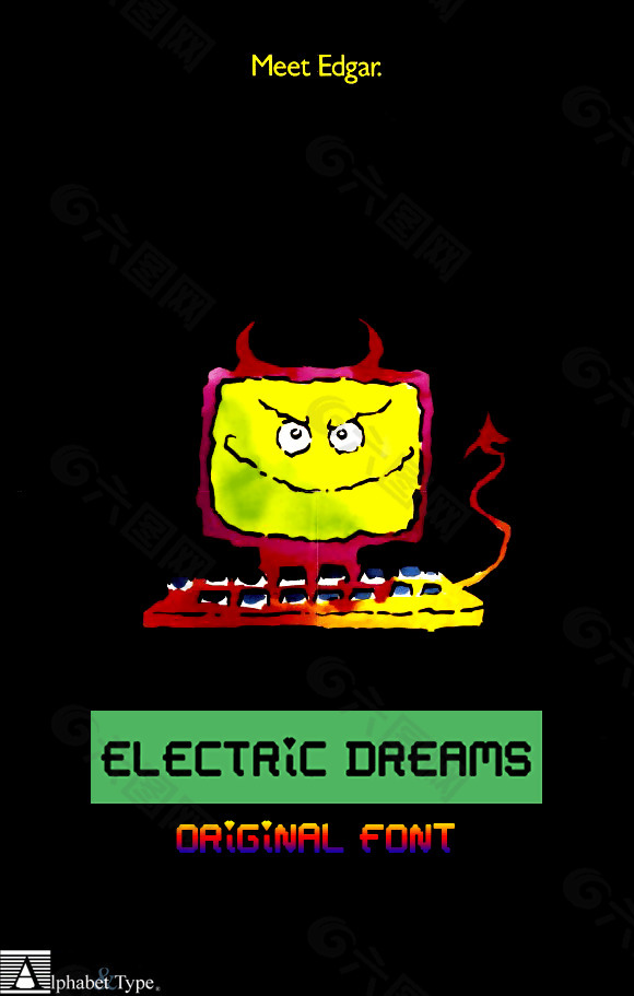 电气梦想字体